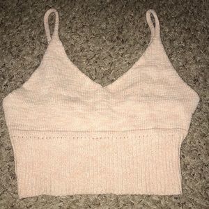Light Pink Cropped Tank Top !!! 💕